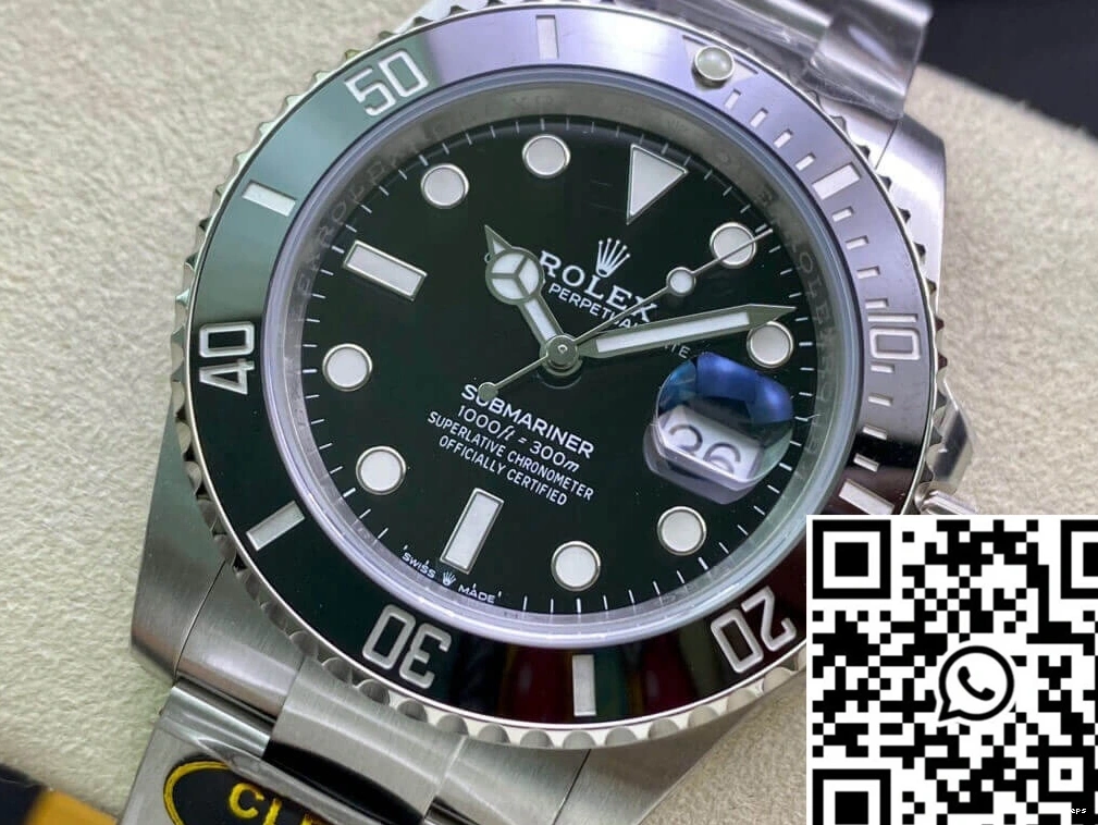 Factory Clean Submariner Rolex Dial Black M126610LN-0001 41MM 0325